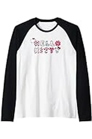 Sanrio Logotipo gráfico de Hello Kitty Camiseta Manga Raglan