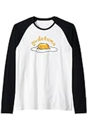 Sanrio Logotipo de Gudetama Camiseta Manga Raglan