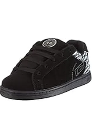 Globe Focus-Kids GBKFOC - Zapatillas de Cuero Nobuck para niños, Color Negro, Talla 35