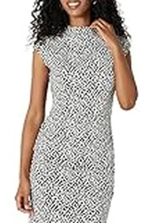 Amazon Top Ajustado de Tela Jersey Mate Fruncida de Manga Larga (la Falda se Vende por Separado) Mujer, , XL