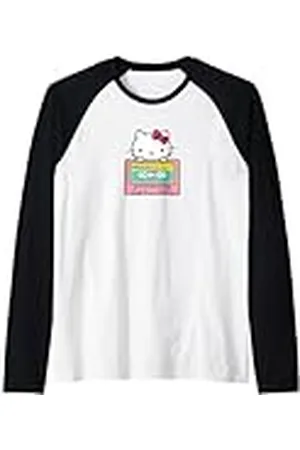 Sanrio Hello Kitty retro de los años 90 Camiseta Manga Raglan