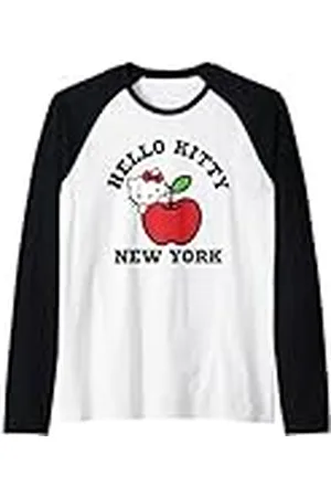 Sanrio Hello Kitty New York Apple - Camiseta Camiseta Manga Raglan