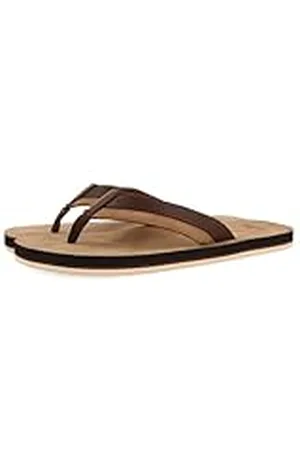 Gioseppo Chanclas Marrones con Corte Bicolor para Hombre Brent