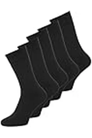 JACK & JONES Calcetines básicos de bambú para hombre (paquete de 3) - 41-46