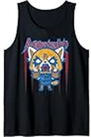 Sanrio Aggretsuko Rage Stripes Camiseta Camiseta sin Mangas
