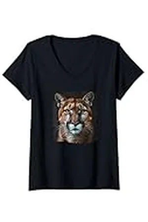 Cougar Mujer Camiseta Cuello V