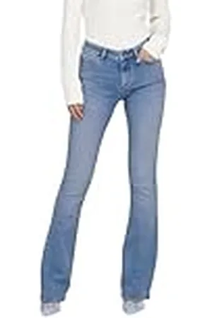 ONLY Onlblush Mid Flared Dnm Tai198 Noos Vaqueros Fit, , L / 32L Mujeres