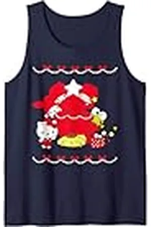Sanrio Árbol de Navidad Hello Kitty, festivo Camiseta sin Mangas