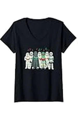 STAR WARS Mujer Darth Vader Sithmas Choir Holiday Camiseta Cuello V