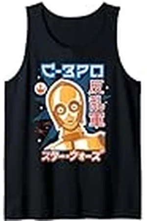 STAR WARS Kawaii C-3PO Japan Cute Pop Art Rebel Droid Camiseta sin Mangas