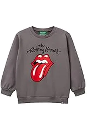 Benetton Maglia G/C M/L 3unig10ip Sudadera sin Capucha, , 4 años Niñas y niñas