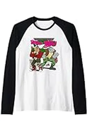Teenage Mutant Ninja Turtles TMNT Bebop y Rocksteady Graffiti Camiseta Manga Raglan