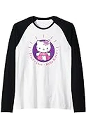 Sanrio Hello Kitty: Paz y amor | Yoga Camiseta Manga Raglan