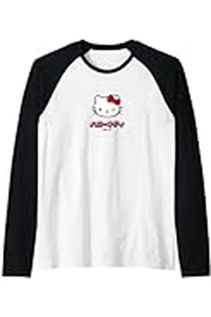 Sanrio Hello Kitty Personaje Clásico Japón Diseño Camiseta Manga Raglan