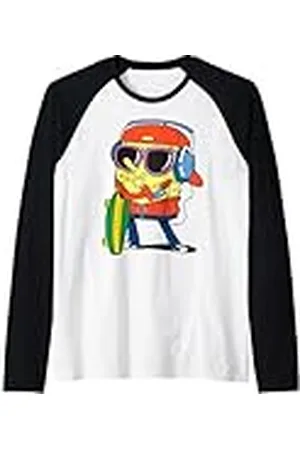 Spongebob Bob Esponja Skater Tee Con Sombrero Camiseta Manga Raglan