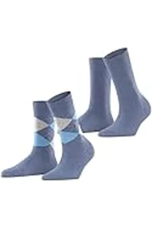 Burlington Everyday Mix Multipack W So algodón estampados 2 pares, Calcetines Mujer, , 36-41