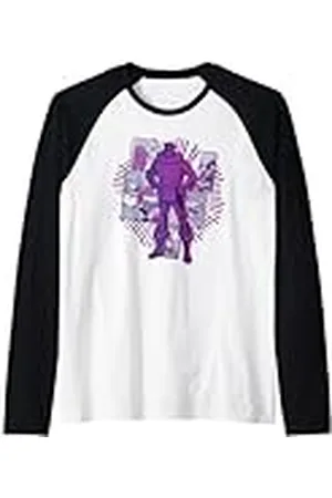 Marvel Villain Baron Zemo Capitán América Comic Art Camiseta Manga Raglan