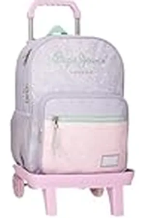 Pepe Jeans Renata Mochila Escolar con Carro 30x40x12 cms Poliéster 14,4L by Joumma Bags