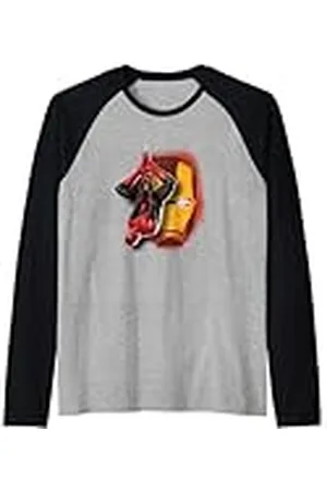 Marvel Spider-Man: Far From Home Iron Man Graffiti Camiseta Camiseta Manga Raglan
