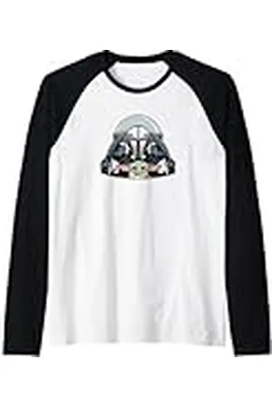 STAR WARS The Mandalorian Temporada 3 N-1 Starfighter Grogu Camiseta Manga Raglan