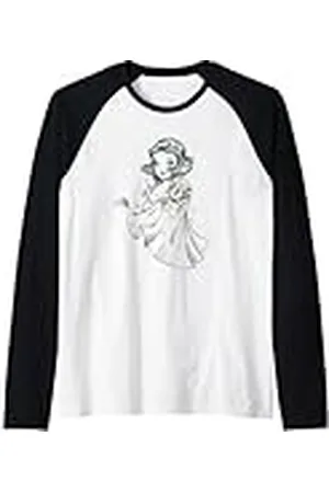 Disney Camiseta Snow White Sketch Camiseta Manga Raglan