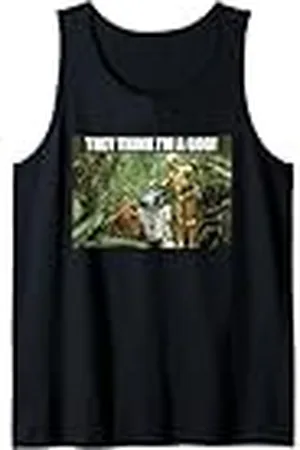 STAR WARS C-3PO en Endor Creen que soy un meme de Dios Camiseta sin Mangas