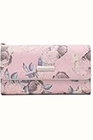 MISS LULÙ Monedero Grande para Mujer de Piel sintética con 12 Compartimentos para Tarjetas y Monedero y Ventana para Fotos de Piel sintética, , Talla única, Moderno