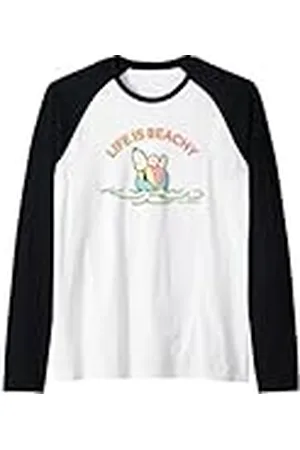 Peanuts Snoopy Gifts Beachy Life Summer Beach Vibes, vintage y retro Camiseta Manga Raglan