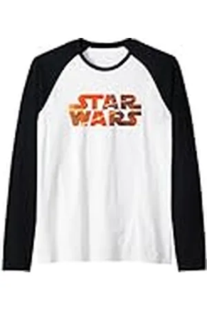 STAR WARS Concept Art Luke versus Vader Retro Logo Camiseta Camiseta Manga Raglan