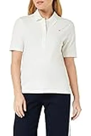 Tommy Hilfiger Mujer Polo de Manga Corta 1985 Pique Polo Regular Fit, , L