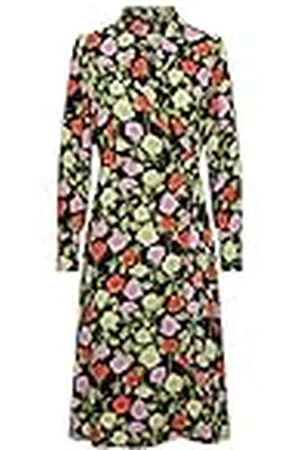 Pieces® Pcblossom LS Wrap Dress Vestido, , S para Mujer