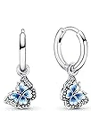 PANDORA Pendientes de aro 290778C01 Mariposas