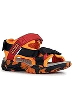 Geox J BOREALIS BOY, Sandalia para Niños, ORANGE/RED, 24 EU