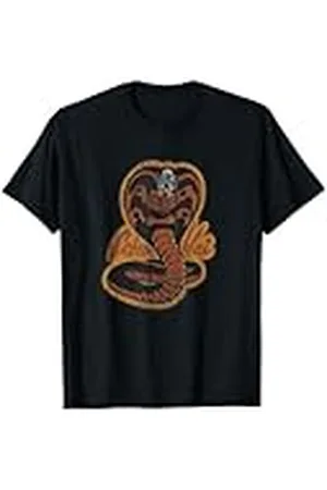 Cobra Kai Logotipo de serpiente angustiado Camiseta