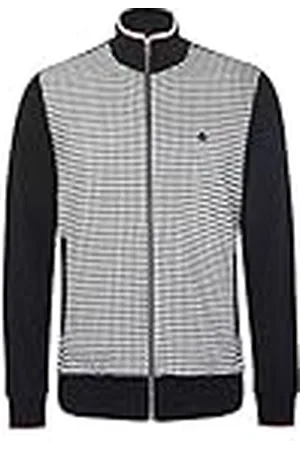 Merc London Willow Doogtooth Track-Top Abrigo, , XL para Hombre
