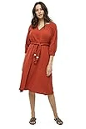 DESIRES Clara Vestido Por Debajo de La Rodilla 3-4 para Mujer, , M-L