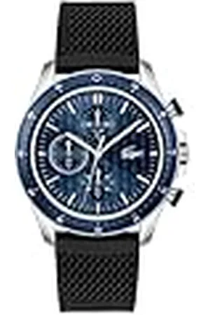 Lacoste Reloj Cronógrafo de Cuarzo para Hombre Colección Neo Heritage con Correa de Silicona Negra - 2011252