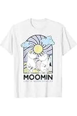Moomin Vitral Estilo Vida En valley Light Camiseta
