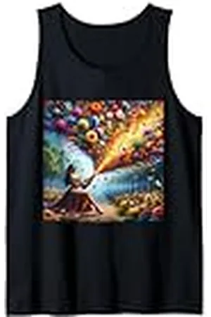 Steampunk Cool Vintage Creations Fantasía Flores Niña Botella Camiseta sin Mangas