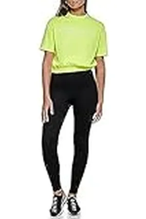 DKNY Camiseta Deportiva para Mujer con Logotipo de Espejo, , L