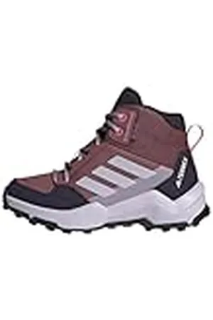 adidas Terrex AX4R Mid Rain.RDY Hiking Shoes, Zapatos de Senderismo, Burgundy/Silver Dawn/Pink Fusion, 31 EU