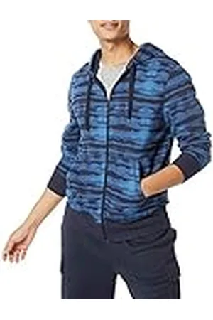 Amazon Sudadera Ligera de Felpa con Capucha y Cremallera Completa Hombre, , M