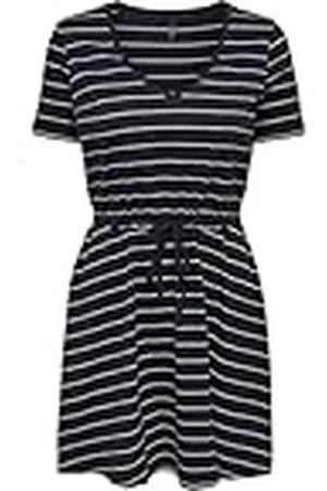 ONLY Onlmay Jrs Noos S/S-Vestido Corto con Cuello en V, , M para Mujer