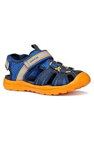 Geox J VANIETT Boy A, Sandalia, Royal/Orange, 29 EU