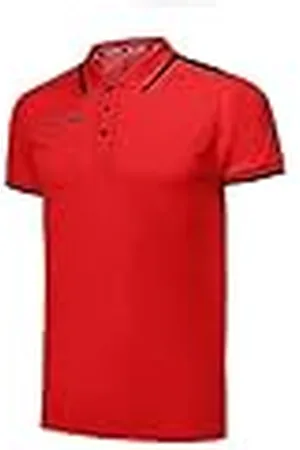 kelme M/C Lince Polo, Hombre, Rojo/Negro, XXL