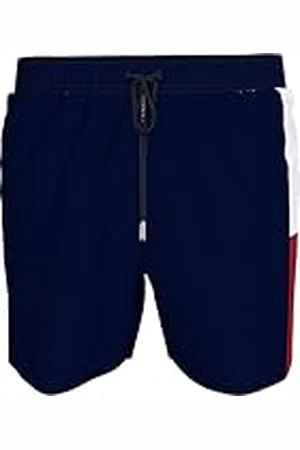 Tommy Hilfiger Bañador Hombre Medium Drawstring con cintura ajustable, Azul (Desert Sky), L