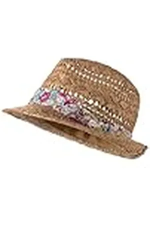Sterntaler Sombrero de Paja Flores, , 49 para Niñas