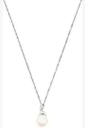Amor Collar con colgante Collar de señora de de ley 925, con sintetizador de circonitas cúbicas, con perla cultivada de agua dulce, 42 cm, , Se entrega en caja de regalo de joyería, 9964321
