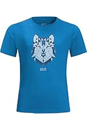 Jack Wolfskin Camiseta Unisex para niños, diseño de Lobo