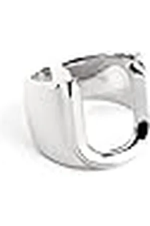 SINGULARU Anillo Personalizado Letter Signet. Macizo Ajustable. Latón con Acabado Baño de Oro de 18 Kt. Talla Unica. Joyas para Mujer. Letra U
